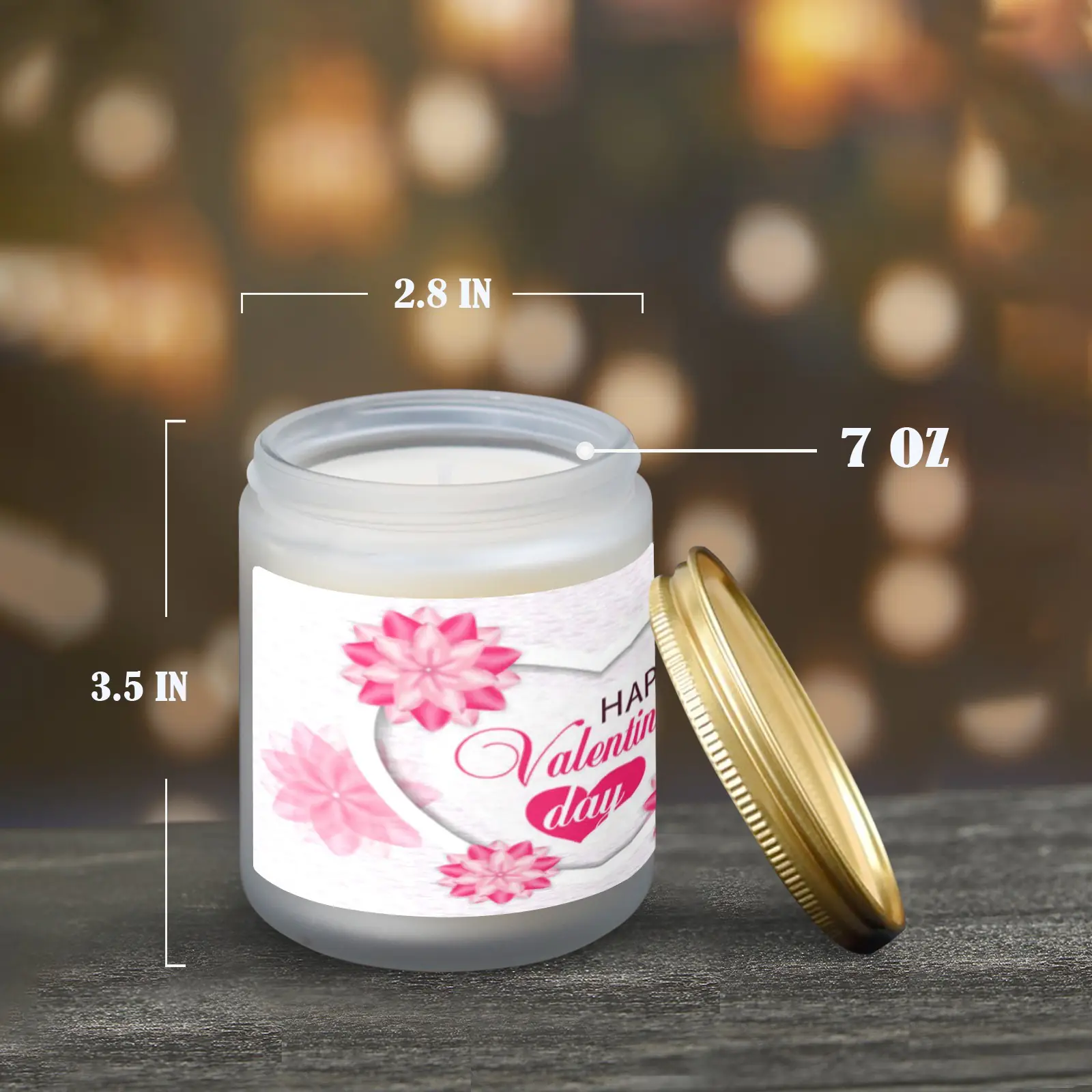 Scented Candle – Valentine’s Day Gift for Him or Her – Pinwheel Hearts Scented Candles aromatherapy candles 2
