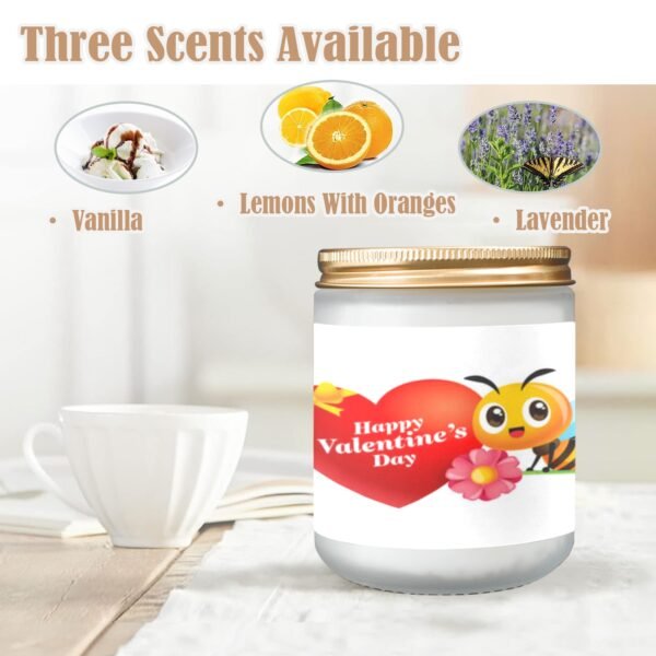 Scented Candle – Valentine’s Day Gift for Him or Her – Happy V Bee Scented Candles aromatherapy candles