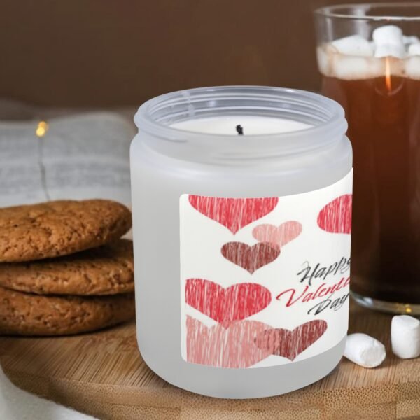 Scented Candle – Valentine’s Day Gift for Him or Her – Sketched Hearts Scented Candles aromatherapy candles 6