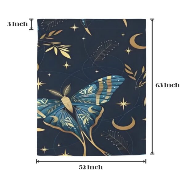 Golden Butterfly – Large Window Curtains – Blackout Drapes 52×63 52x63 Curtains bedroom curtains 2