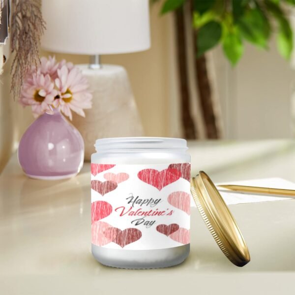 Scented Candle – Valentine’s Day Gift for Him or Her – Sketched Hearts Scented Candles aromatherapy candles