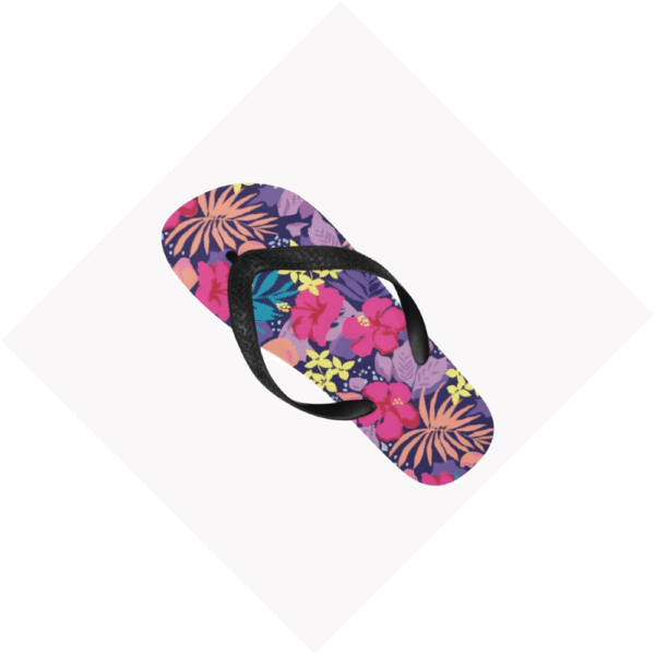 Unisex Flip Flops – Summer Beach Sandals – Pink Jungle Flip Flops Beach footwear 5