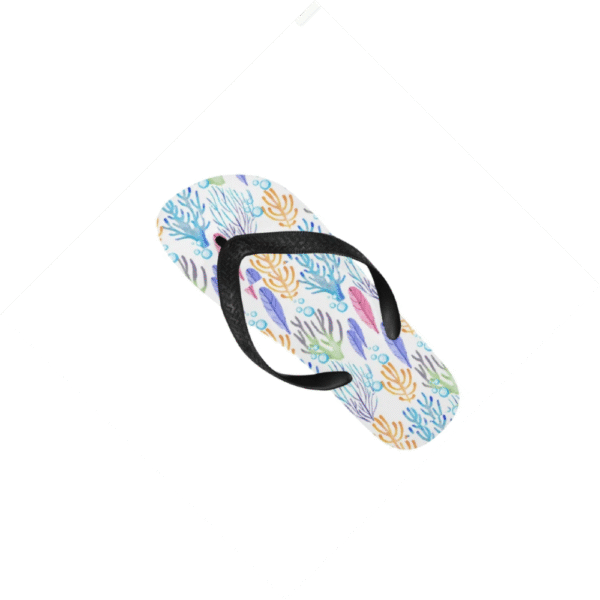 Unisex Flip Flops – Summer Beach Sandals – Colored Coral Flip Flops Beach footwear 5