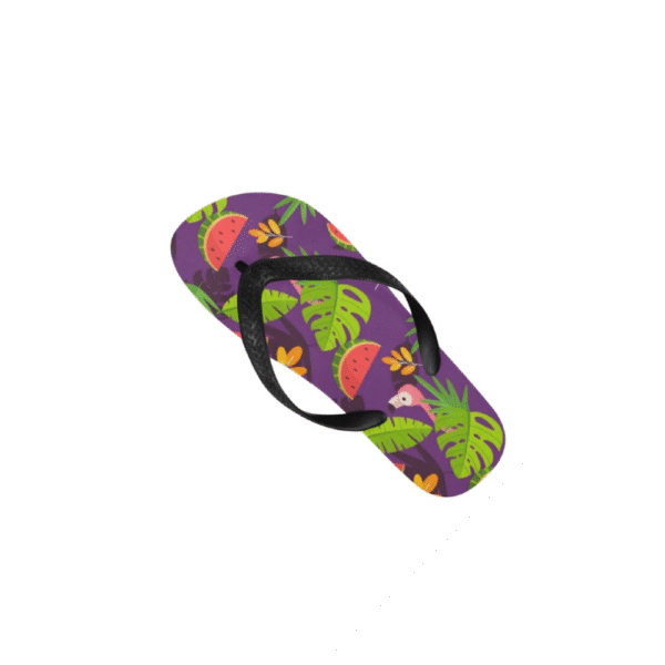 Unisex Flip Flops – Summer Beach Sandals – Purple Melon Flip Flops Beach footwear 5