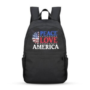 Back to School Backpack for Teens, College, Office – Laptop Compartment – Peace America Casual Backpack Bags/Backpacks back to school backpack 2