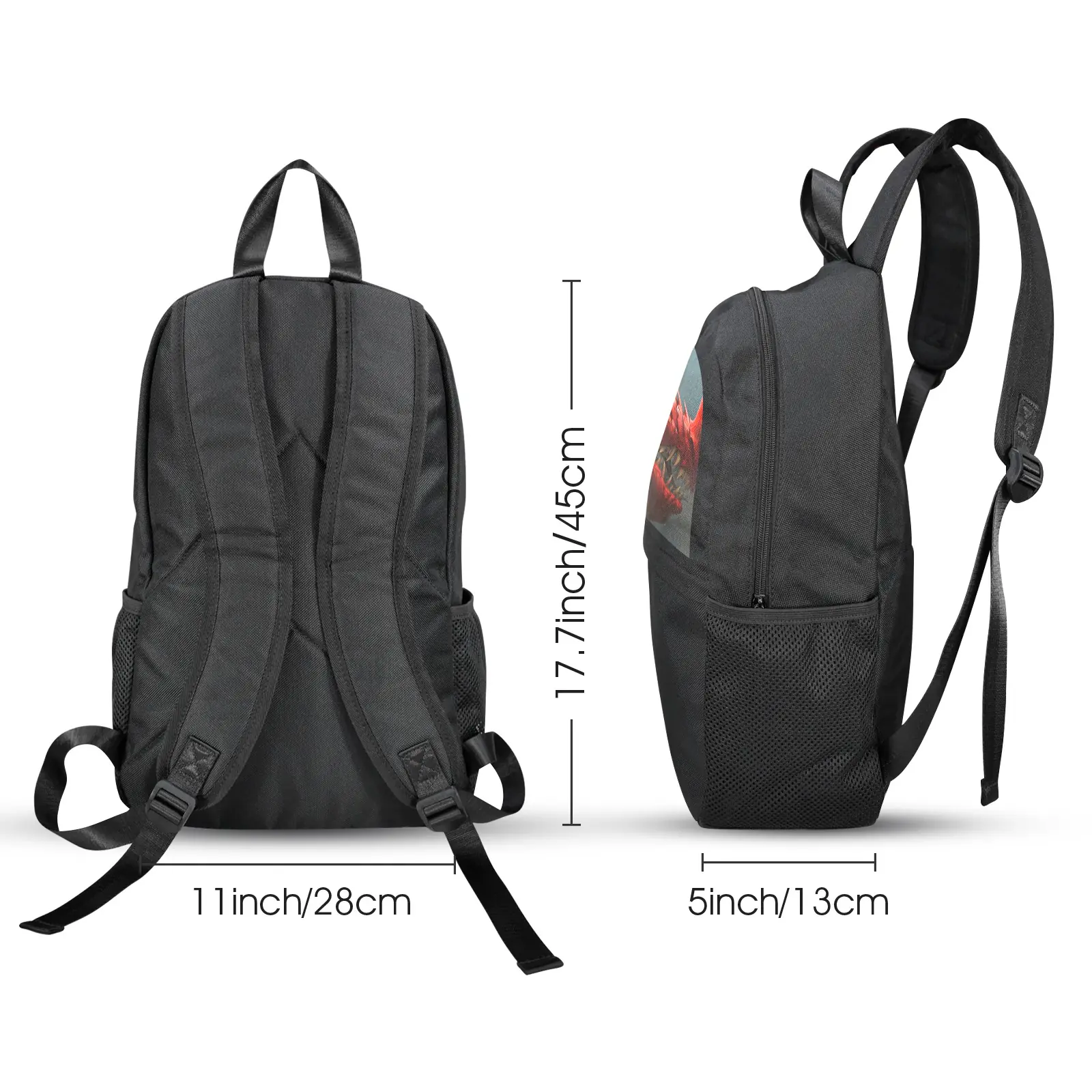 Back to School Backpack for Teens, College, Office – Laptop Compartment – Red Dragon Casual Backpack Bags/Backpacks back to school backpack 5