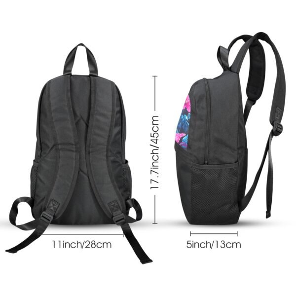 Back to School Backpack for Teens, College, Office – Laptop Compartment – Hibiscus Casual Backpack Bags/Backpacks back to school backpack 5