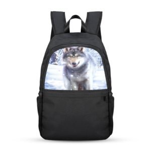 Back to School Backpack for Teens, College, Office – Laptop Compartment – Wolf Casual Backpack Bags/Backpacks back to school backpack