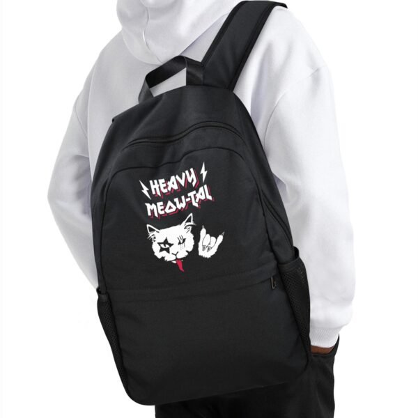 Back to School Backpack for Teens, College, Office – Laptop Compartment – Metal Cat Casual Backpack Bags/Backpacks back to school backpack 4