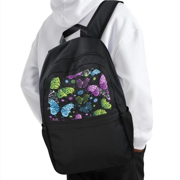 Back to School Backpack for Teens, College, Office – Laptop Compartment – Butterfly Night Casual Backpack Bags/Backpacks back to school backpack 4