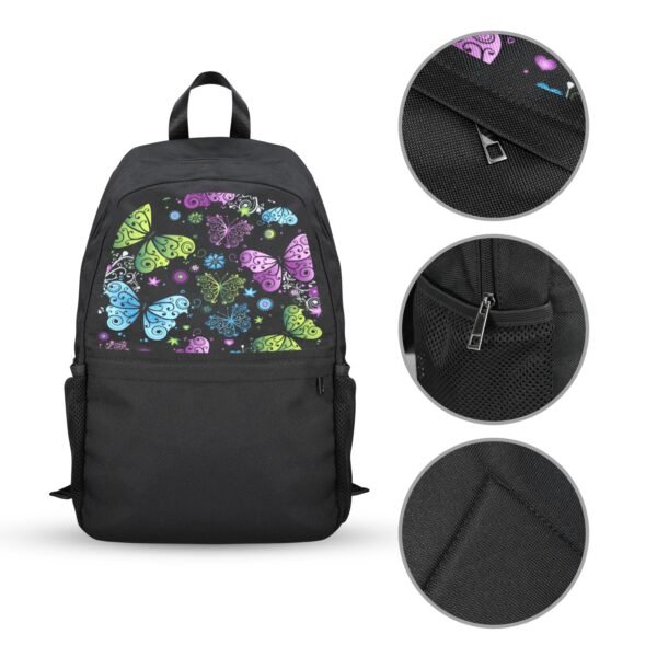 Back to School Backpack for Teens, College, Office – Laptop Compartment – Butterfly Night Casual Backpack Bags/Backpacks back to school backpack 2