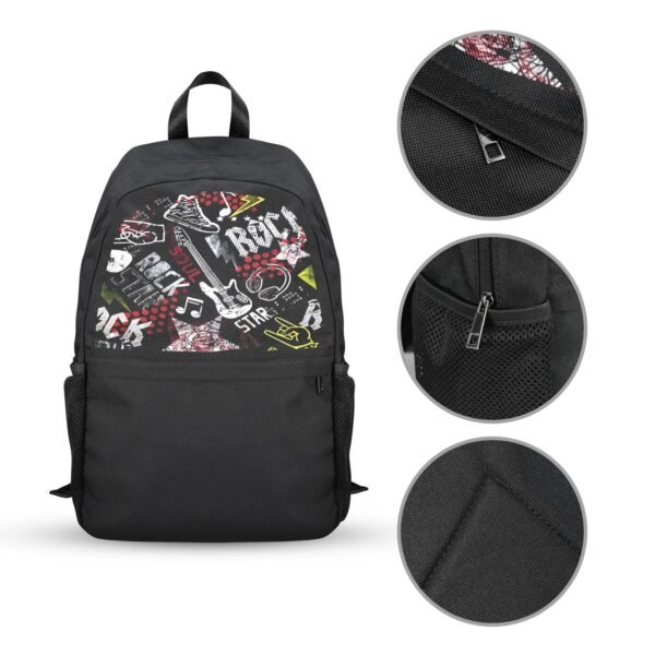 Back to School Backpack for Teens, College, Office – Laptop Compartment – Rock Star Casual Backpack Bags/Backpacks back to school backpack 2