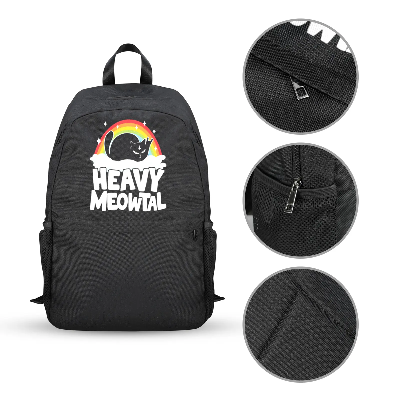 Back to School Backpack for Teens, College, Office – Laptop Compartment – Rainbow Rock Casual Backpack Bags/Backpacks back to school backpack 2