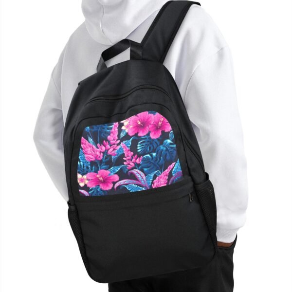 Back to School Backpack for Teens, College, Office – Laptop Compartment – Hibiscus Casual Backpack Bags/Backpacks back to school backpack 4