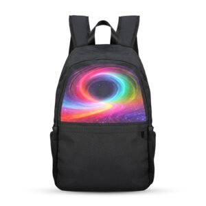 Back to School Backpack for Teens, College, Office – Laptop Compartment – Rainbow Aura Casual Backpack Bags/Backpacks back to school backpack