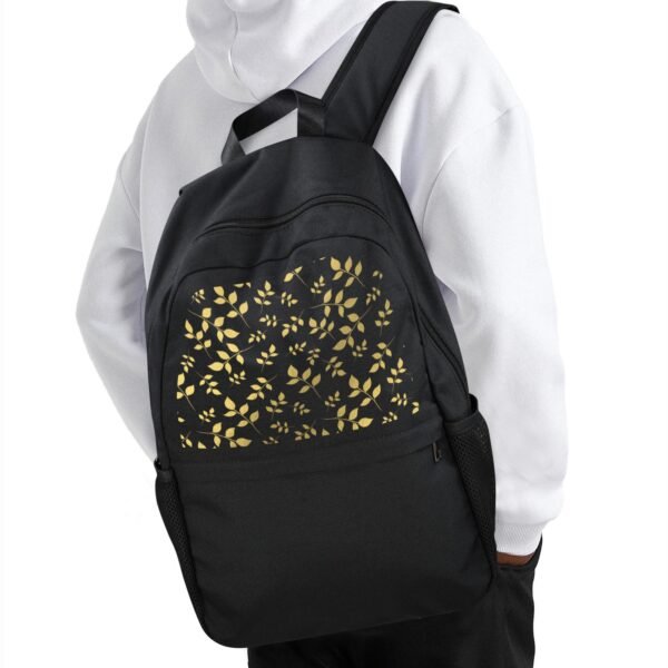 Back to School Backpack for Teens, College, Office – Laptop Compartment – Gold Leaf Casual Backpack Bags/Backpacks back to school backpack 4