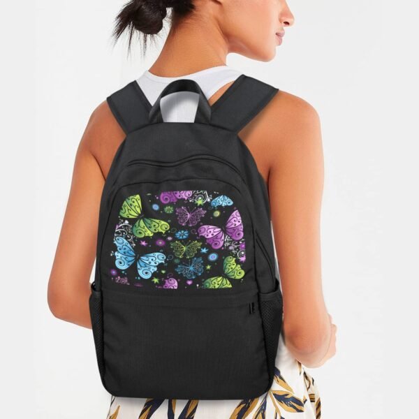 Back to School Backpack for Teens, College, Office – Laptop Compartment – Butterfly Night Casual Backpack Bags/Backpacks back to school backpack 3