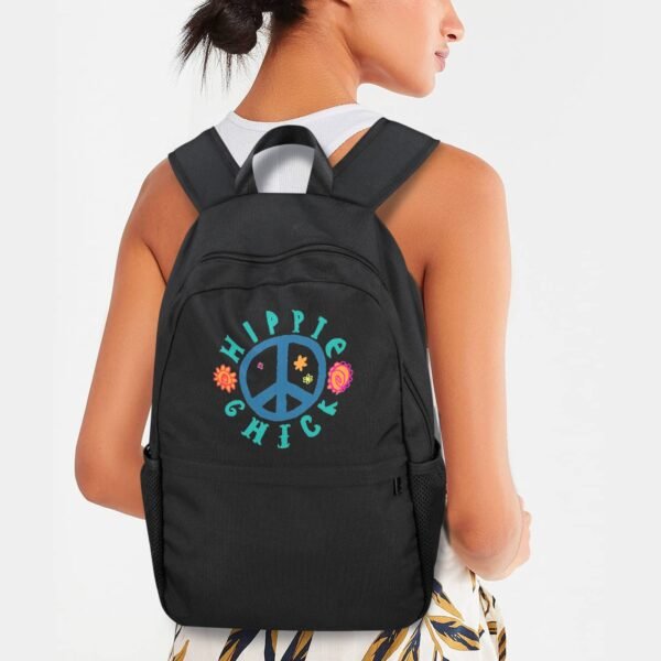 Back to School Backpack for Teens, College, Office – Laptop Compartment – Hippie Chick Casual Backpack Bags/Backpacks back to school backpack 3