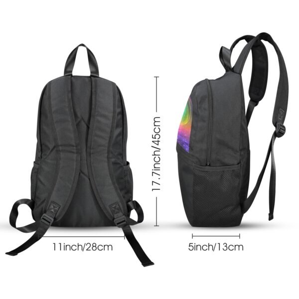 Back to School Backpack for Teens, College, Office – Laptop Compartment – Rainbow Aura Casual Backpack Bags/Backpacks back to school backpack 5