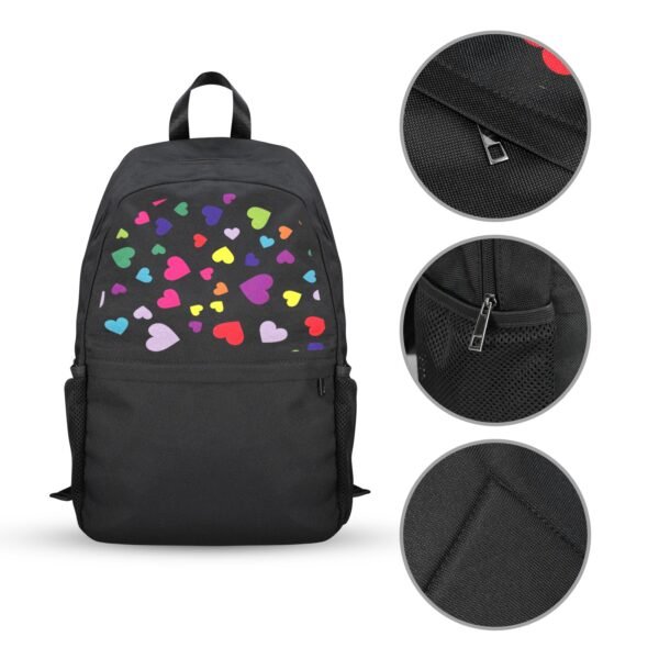 Back to School Backpack for Teens, College, Office – Laptop Compartment – Hearts Casual Backpack Bags/Backpacks back to school backpack 2
