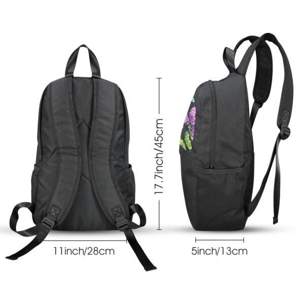 Back to School Backpack for Teens, College, Office – Laptop Compartment – Butterfly Night Casual Backpack Bags/Backpacks back to school backpack 5