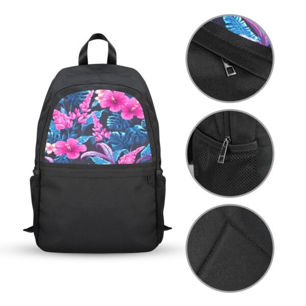 Back to School Backpack for Teens, College, Office – Laptop Compartment – Hibiscus Casual Backpack Bags/Backpacks back to school backpack 2