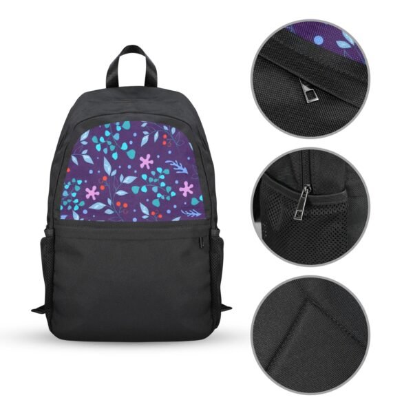 Back to School Backpack for Teens, College, Office – Laptop Compartment – Purple Stars Casual Backpack Bags/Backpacks back to school backpack 2