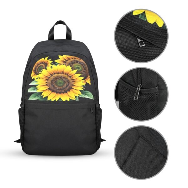 Back to School Backpack for Teens, College, Office – Laptop Compartment – Sunflower Casual Backpack Bags/Backpacks back to school backpack 2