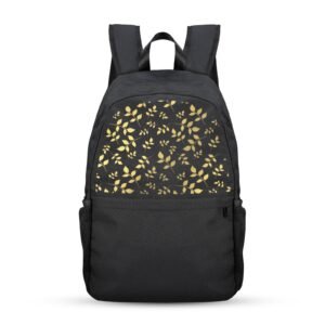 Back to School Backpack for Teens, College, Office – Laptop Compartment – Gold Leaf Casual Backpack Bags/Backpacks back to school backpack