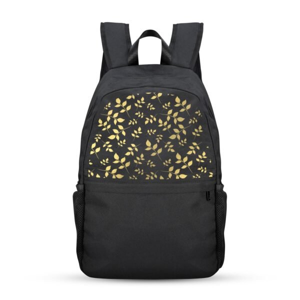 Back to School Backpack for Teens, College, Office – Laptop Compartment – Gold Leaf Casual Backpack Bags/Backpacks back to school backpack