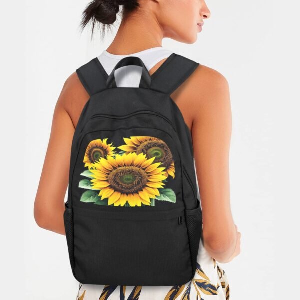 Back to School Backpack for Teens, College, Office – Laptop Compartment – Sunflower Casual Backpack Bags/Backpacks back to school backpack 3