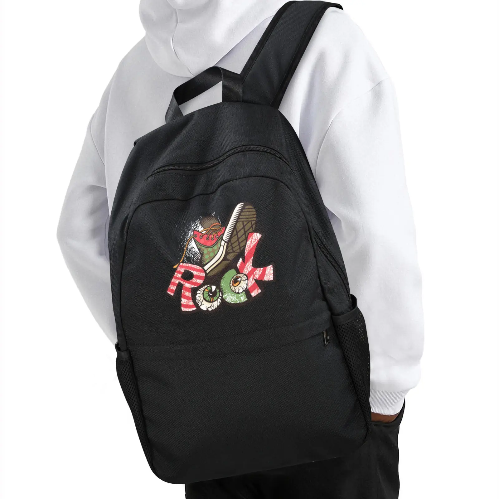 Back to School Backpack for Teens, College, Office – Laptop Compartment – School Rock Casual Backpack Bags/Backpacks back to school backpack 4