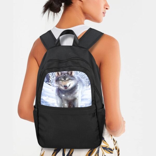 Back to School Backpack for Teens, College, Office – Laptop Compartment – Wolf Casual Backpack Bags/Backpacks back to school backpack 3