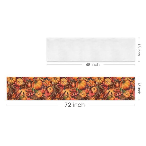 Maple | Thanksgiving Table Runner 72×13 – 100% Polyester, Rustic Fall Harvest Dining Decor, Machine Washable Holiday Table Decoration Table Runners 72x13 table runner 6