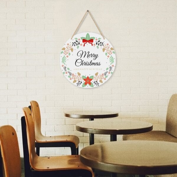 Christmas New Years – Acrylic Christmas Ornament 8×8 Circle Ornaments Acrylic Holiday Keepsake 3
