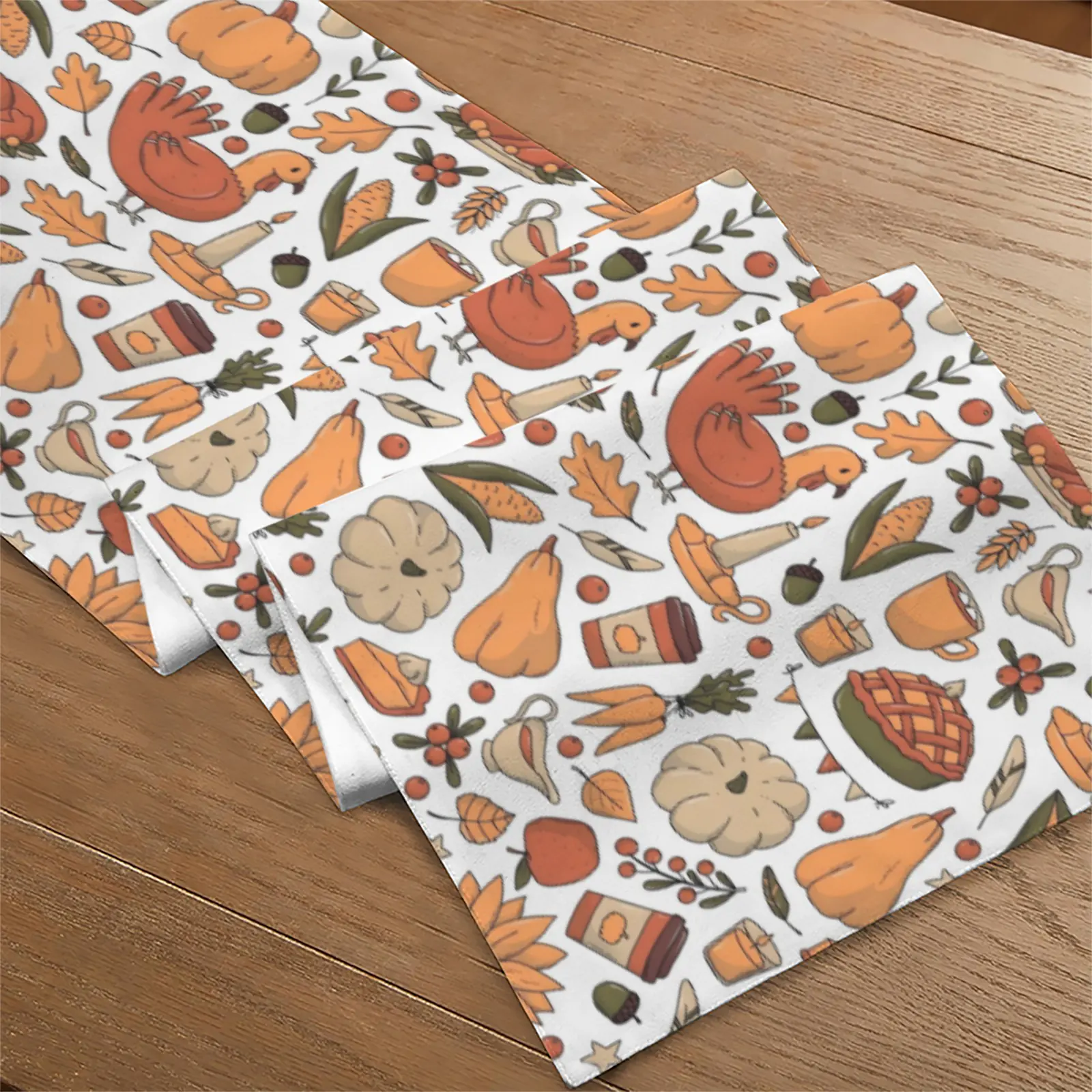 Turkey Pie | Thanksgiving Table Runner 48×13 – 100% Polyester, Rustic Fall Harvest Dining Decor, Machine Washable Holiday Table Decoration Gifts/Party/Celebration 48x13 table runner 5 Turkey Pie | Thanksgiving Table Runner 48×13 – 100% Polyester, Rustic Fall Harvest Dining Decor, Machine Washable Holiday Table Decoration Gifts/Party/Celebration 48x13 table runner 5