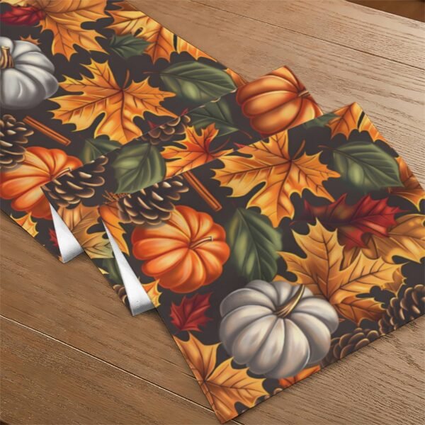 Pinecones | Thanksgiving Table Runner 48×13 – 100% Polyester, Rustic Fall Harvest Dining Decor, Machine Washable Holiday Table Decoration Gifts/Party/Celebration 48x13 table runner 5