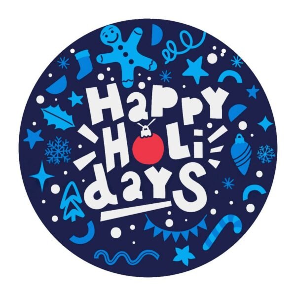 Holidays – Acrylic Christmas Ornament 8×8 Circle Ornaments Acrylic Holiday Keepsake