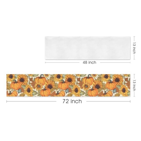 Brown Eyed Susan | Thanksgiving Table Runner 72×13 – 100% Polyester, Rustic Fall Harvest Dining Decor, Machine Washable Holiday Table Decoration Gifts/Party/Celebration 72x13 table runner 5