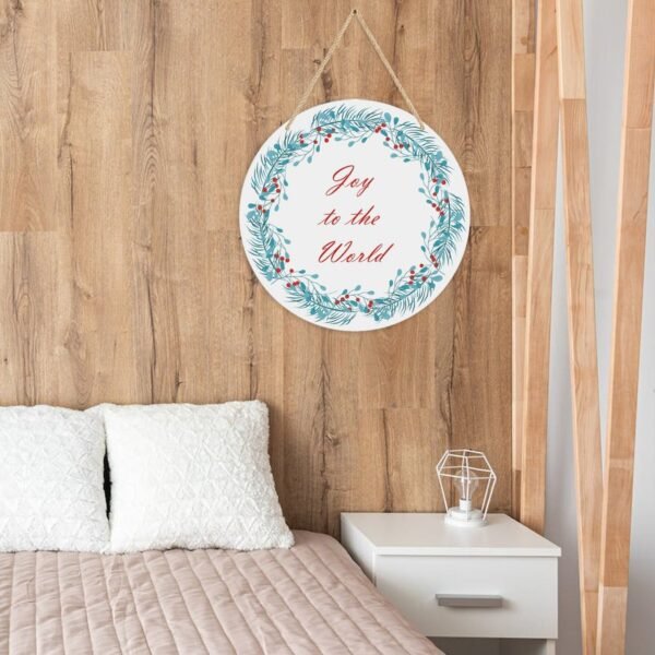 Joy – Acrylic Christmas Ornament 8×8 Circle Ornaments Acrylic Holiday Keepsake 5