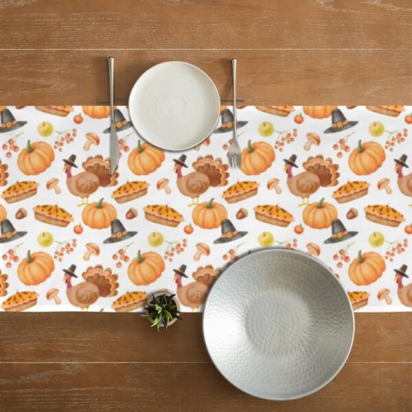 Cherry Pie | Thanksgiving Table Runner 72×13 – 100% Polyester, Rustic Fall Harvest Dining Decor, Machine Washable Holiday Table Decoration Gifts/Party/Celebration 72x13 table runner 6