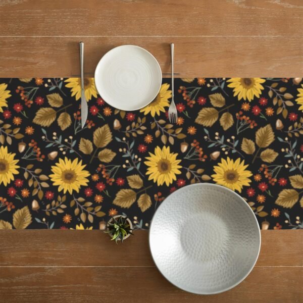 Painted Sunflowers | Thanksgiving Table Runner 72×13 – 100% Polyester, Rustic Fall Harvest Dining Decor, Machine Washable Holiday Table Decoration Gifts/Party/Celebration 72x13 table runner 6