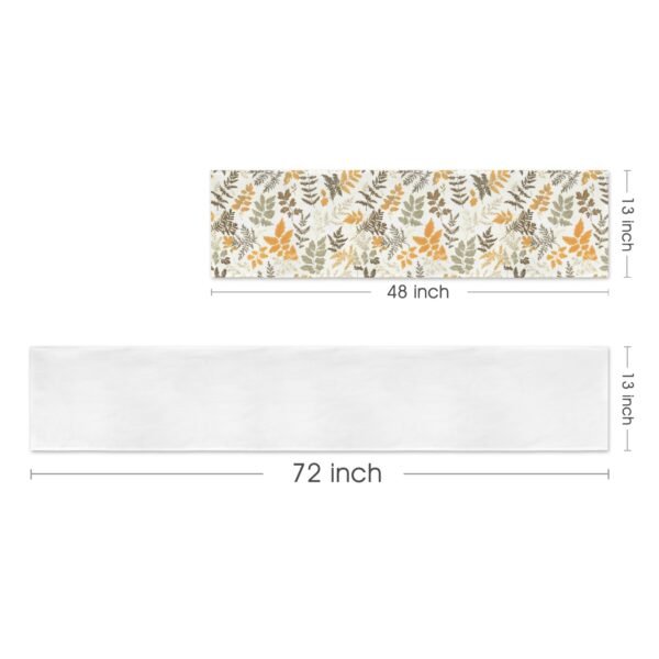 Fall Ferns | Thanksgiving Table Runner 48×13 – 100% Polyester, Rustic Fall Harvest Dining Decor, Machine Washable Holiday Table Decoration Gifts/Party/Celebration 48x13 table runner 2