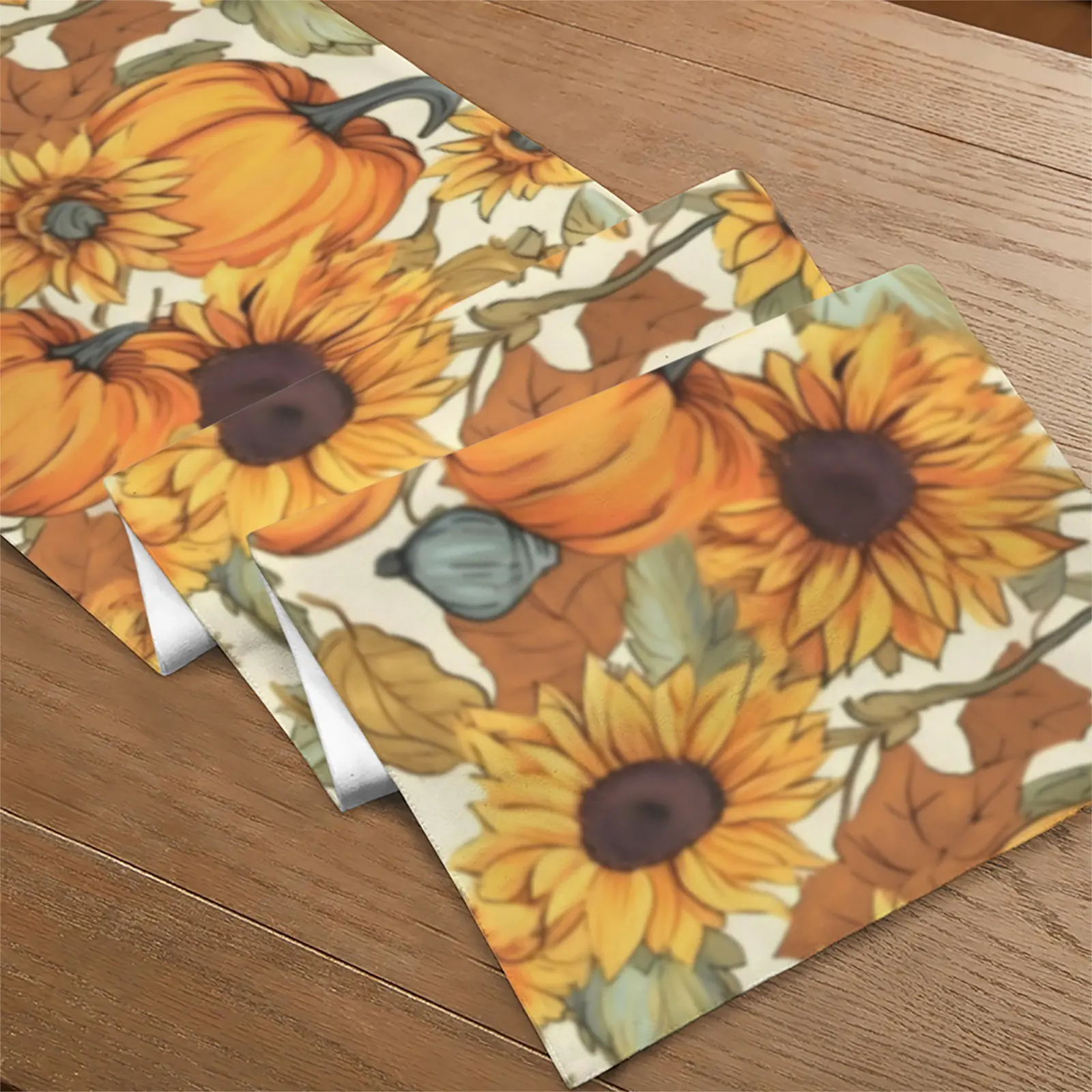 Brown Eyed Susan | Thanksgiving Table Runner 72×13 – 100% Polyester, Rustic Fall Harvest Dining Decor, Machine Washable Holiday Table Decoration Gifts/Party/Celebration 72x13 table runner 4