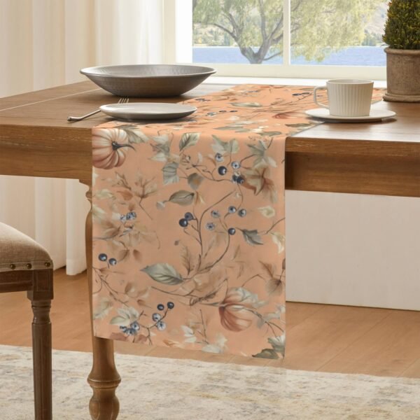 Blueberry | Thanksgiving Table Runner 48×13 – 100% Polyester, Rustic Fall Harvest Dining Decor, Machine Washable Holiday Table Decoration Gifts/Party/Celebration 48x13 table runner 7