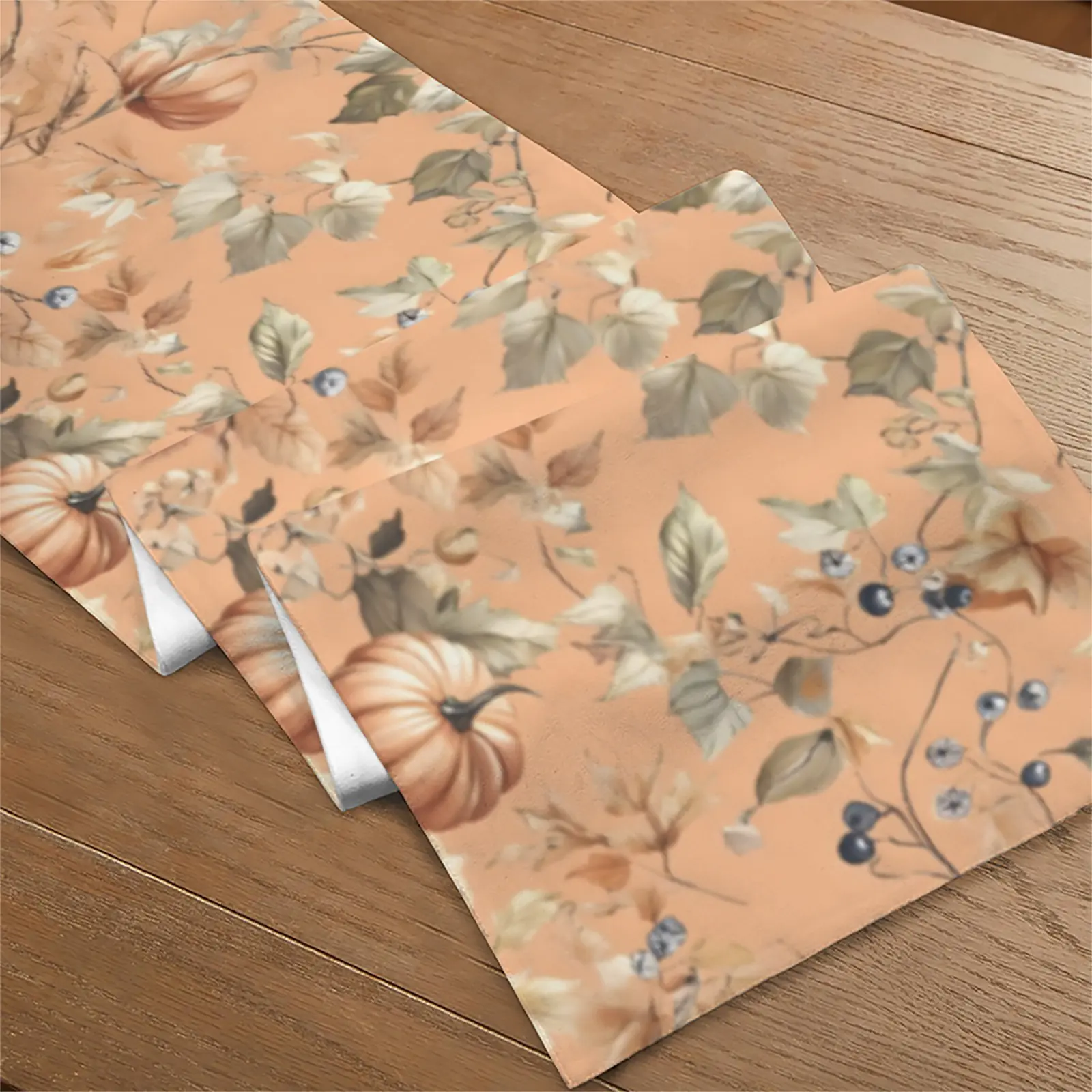 Blueberry | Thanksgiving Table Runner 72×13 – 100% Polyester, Rustic Fall Harvest Dining Decor, Machine Washable Holiday Table Decoration Gifts/Party/Celebration 72x13 table runner 4