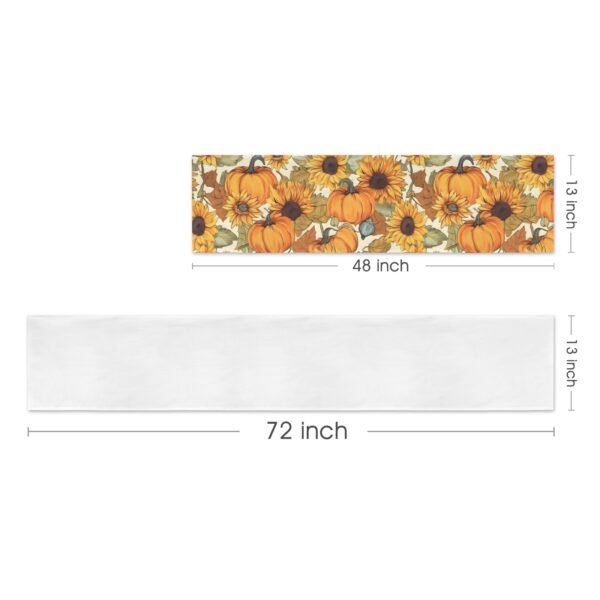 Brown Eyed Susan | Thanksgiving Table Runner 48×13 – 100% Polyester, Rustic Fall Harvest Dining Decor, Machine Washable Holiday Table Decoration Gifts/Party/Celebration 48x13 table runner 2