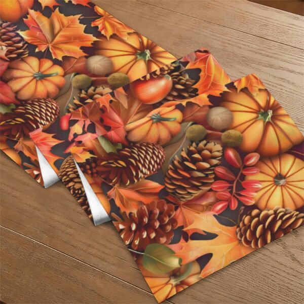 Maple | Thanksgiving Table Runner 48×13 – 100% Polyester, Rustic Fall Harvest Dining Decor, Machine Washable Holiday Table Decoration Gifts/Party/Celebration 48x13 table runner 5