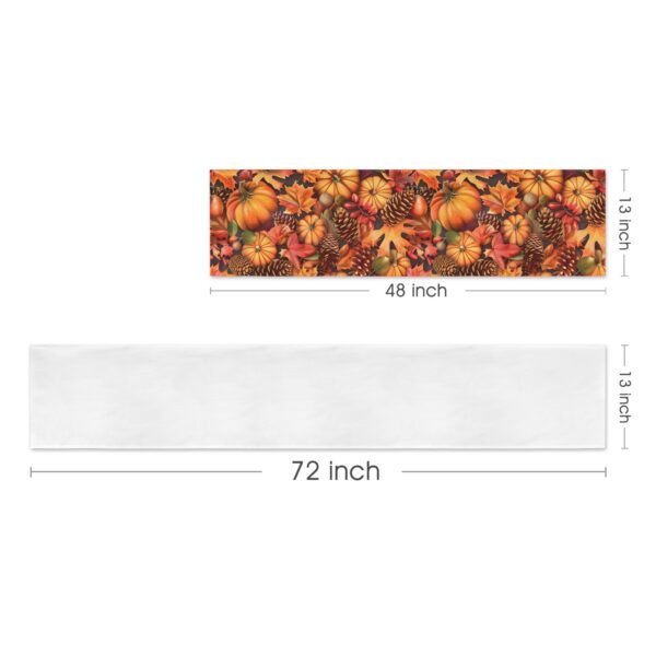 Maple | Thanksgiving Table Runner 48×13 – 100% Polyester, Rustic Fall Harvest Dining Decor, Machine Washable Holiday Table Decoration Gifts/Party/Celebration 48x13 table runner 2