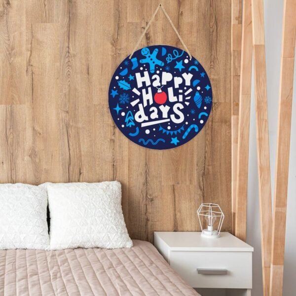 Holidays – Acrylic Christmas Ornament 8×8 Circle Ornaments Acrylic Holiday Keepsake 5
